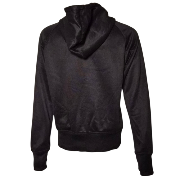 NFL Saints Zip Hoodie Gold Black Full Zip Pockets Quick Dry New Orleans sz M - Picture 4 of 8